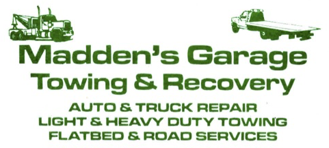 maddens garage towing and recovery auto truck repair light heavy duty flatbed road service saranac lake new york